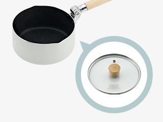 Toffy おりたためるミルクパン ガラス蓋付 16cm K-NB2 | 株式会社